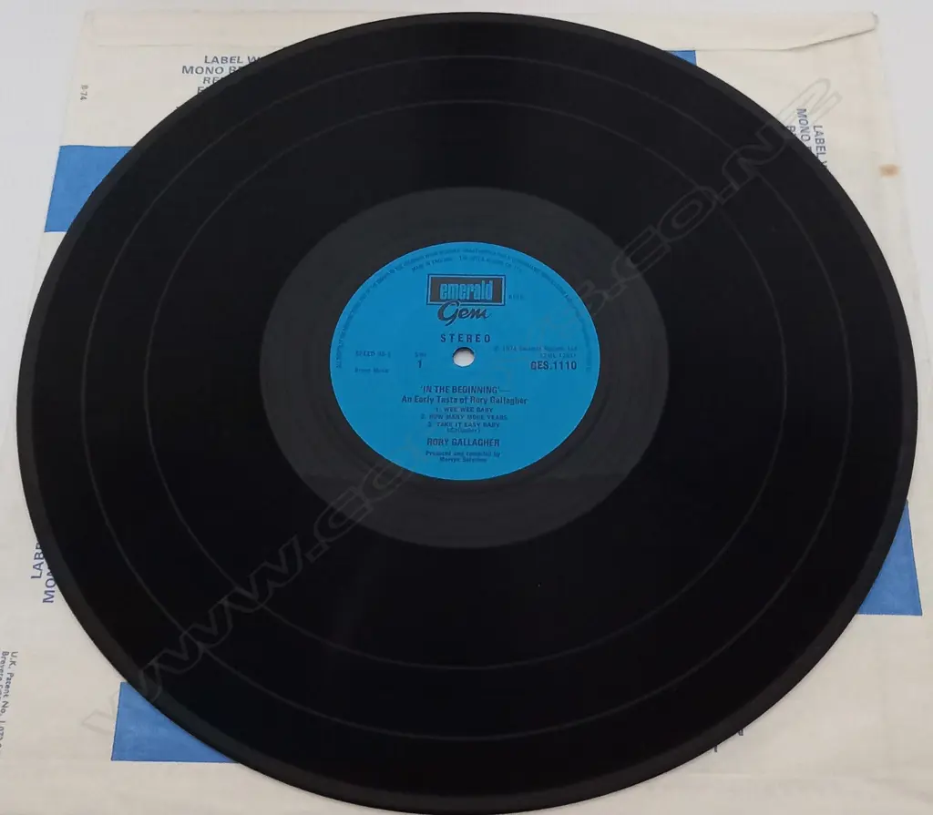 Rory Gallagher, In The Beginning - An Early Taste Of Rory Gallagher Image 1++